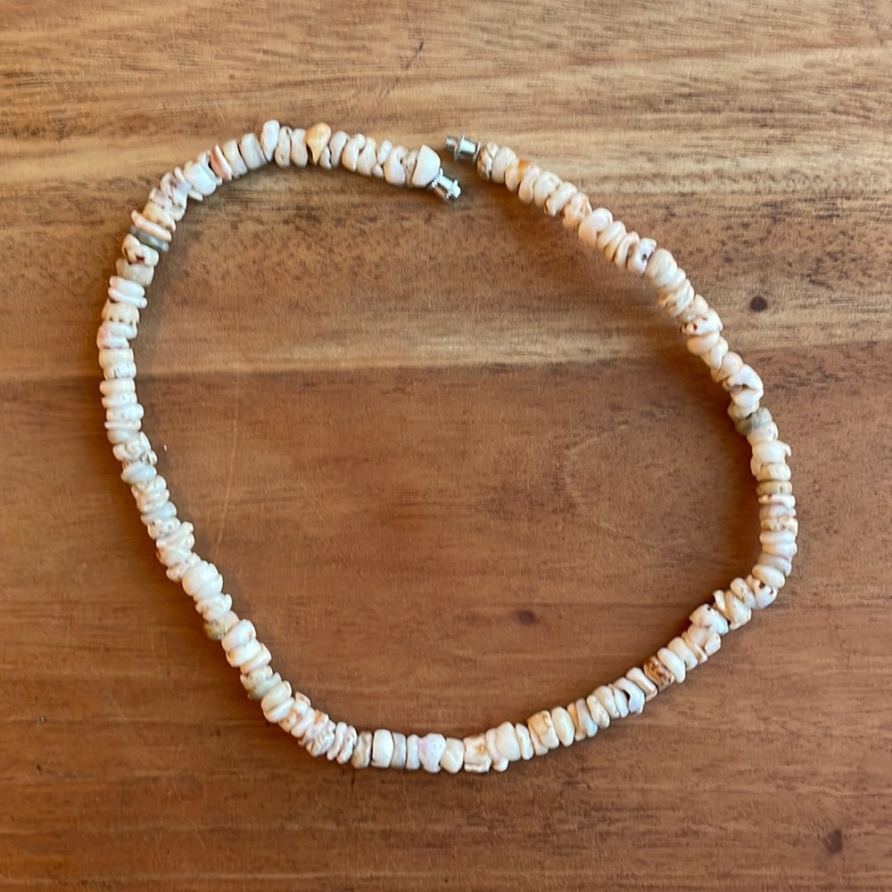 Puka shell necklace